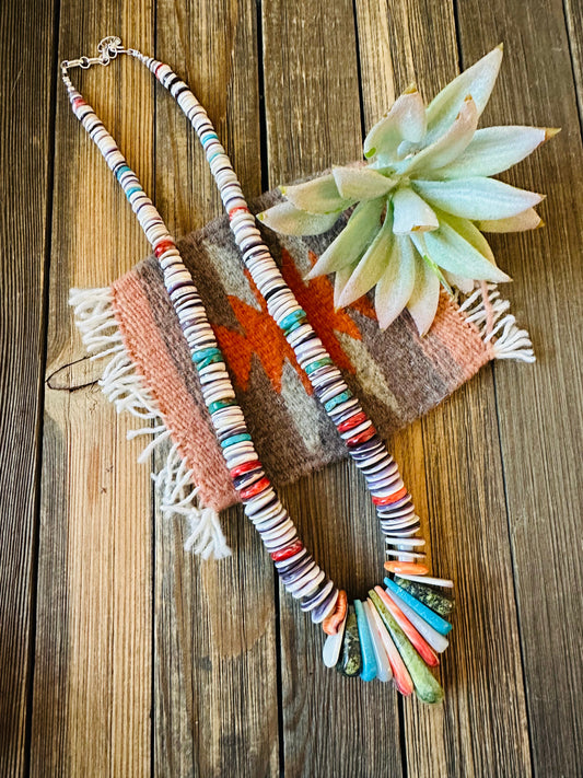 Santo Domingo Multi Stone Beaded Necklace